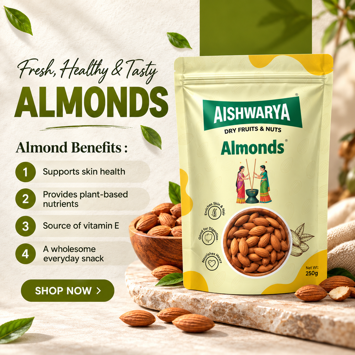 Aishwarya Premium Almonds