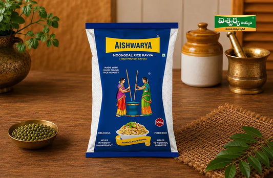 Aishwarya Moong Dal Rice Ravva for Healthy Daily Cooking