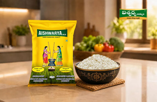 Best Hand Pound Rice with Natural Bran for Wholesome Daily Meals