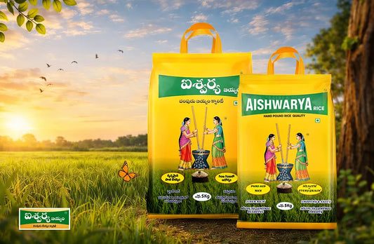 Hand Pound Rice for Everyday Cooking with Taste And Nutrition