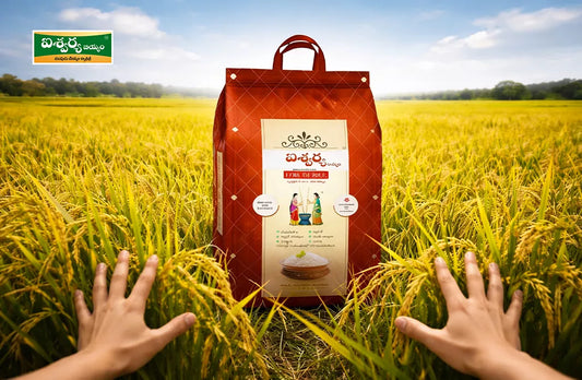 Premium Low GI Rice in Field for Steady Blood Sugar Management