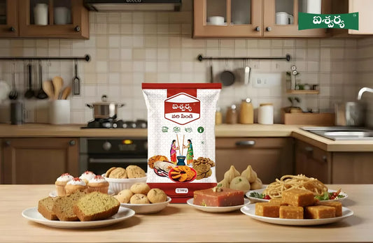 Rice Flour Bag beside Assorted Cookies and Snacks on the Table