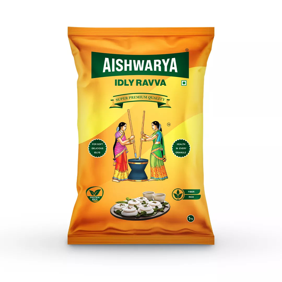 Quick-Cook Idly Ravva for Soft & Fluffy Idlis – Sri Aishwarya Foods
