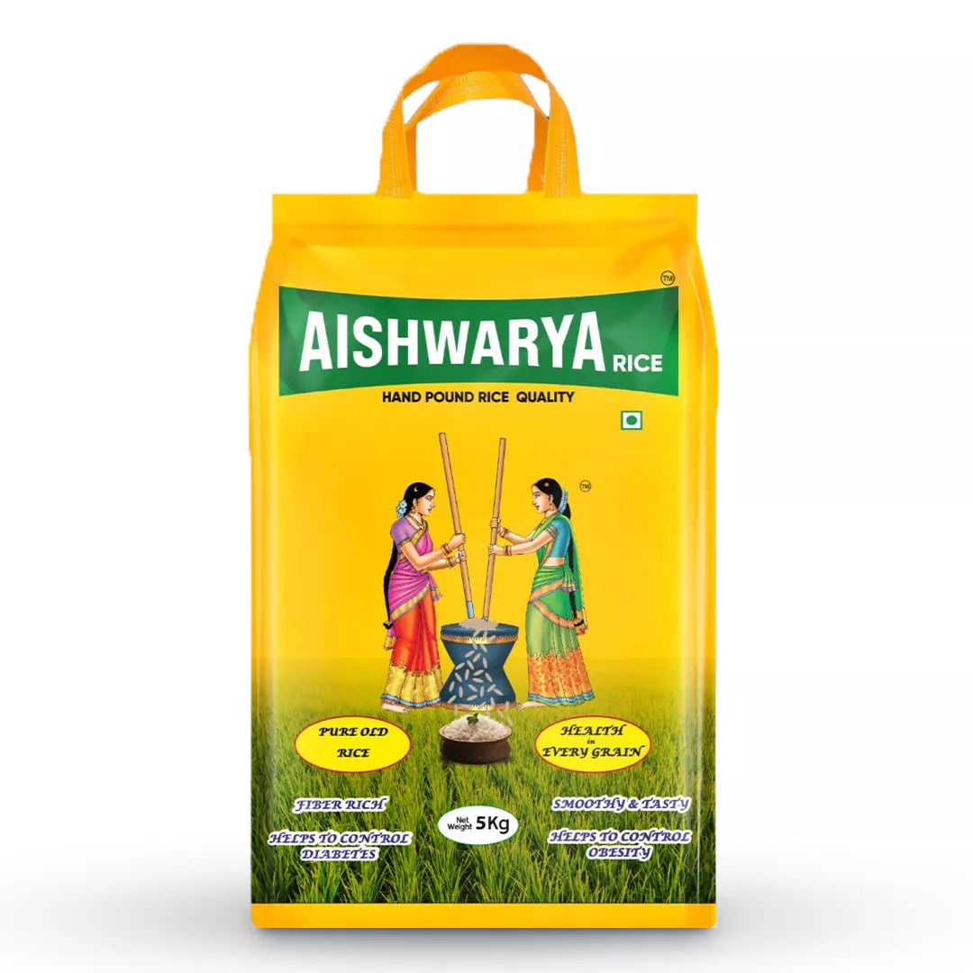 4 Pounds Rice Hand Pound Rice with Soulful Taste & Purity – Sri Aishwarya Foods